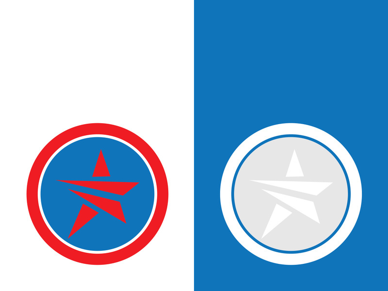 Star icon template vector illustration design