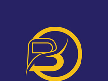 B letter logo template vector illustration