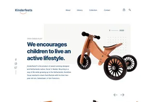 Scandinavian Style Landing Page Template