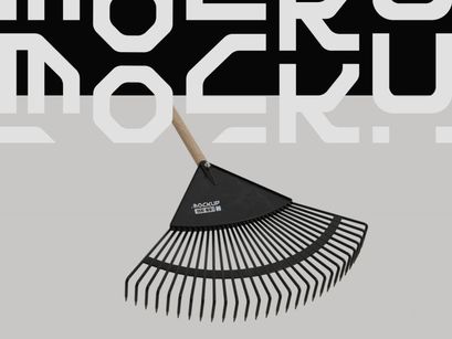 Leaf Rake Mockup