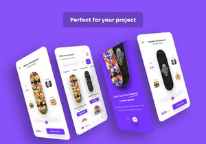 Skateboard Shop App Design