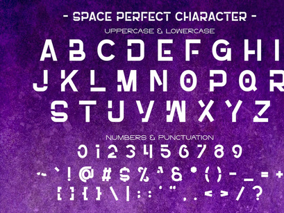 Space Perfect - Modern Futuristic Font