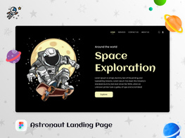 Astronaut Landing Page 3 preview picture