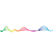 Sound waves vector illustration design template