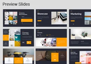 LORAN -  Animated Keynote Business Presentation Template (Yellow)