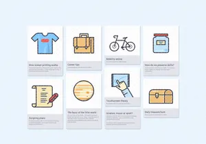 Cards Grid UI