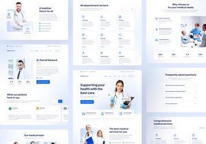 Medical website template