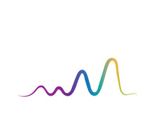 Sound waves vector illustration design template