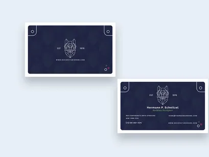 Photographer Minimal Business Card