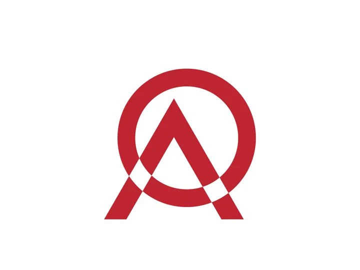 A Letter icon Logo illustration design