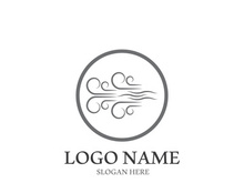 Wind icon vector illustration design template