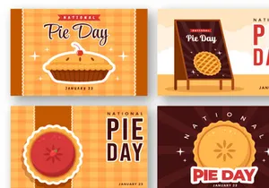 13 National Pie Day Illustration