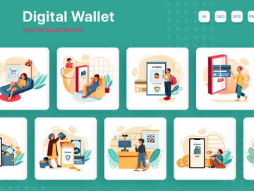 M214_Digital Wallet Illustrations preview picture