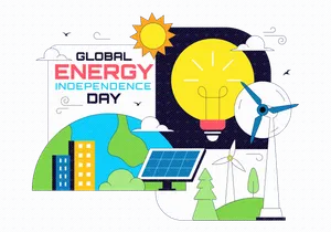 10 Global Energy Independence Day Illustration