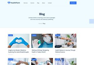 Healthpoint Pro NextJs Medical and Healthcare Website Template
