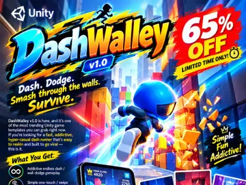 DashWalley v1.0 — Most Trending Unity Games Sale — 65% OFF! preview picture