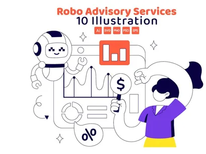 10 Robo Advisory Services Illustration