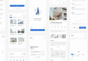 Traver - City & Travel UI Kit