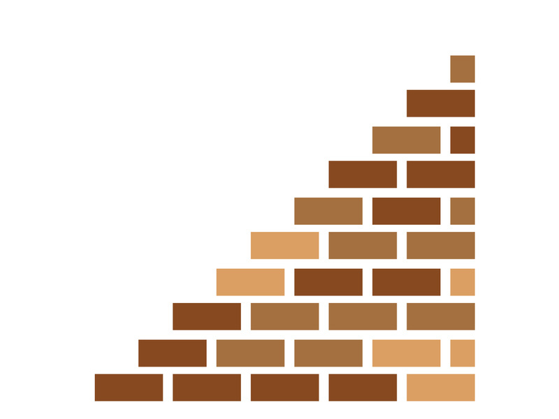 Brick icon design illustration