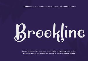 Amaryllis - Handwritten Font