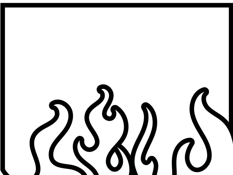 Fire flame background vector illustration design template