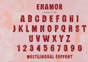Enamor - Display Font