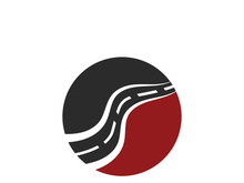 road logo and symbol template vector