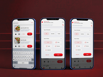 To eat-iOS Mobile App UI