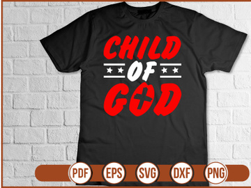 CHILD of GOD t shirt Design preview picture