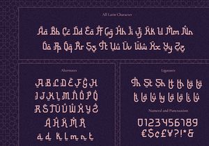 Holy Month - Arabic Display Font