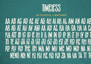 Timeless - Vintage Font