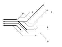 Circuit vector illustration design
