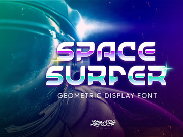 SpaceSurfer Display Font preview picture