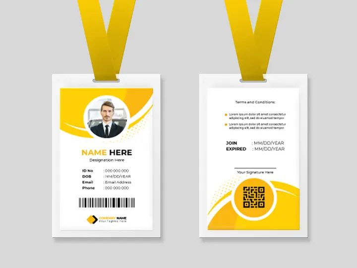 Corporate ID Card Template Ver-20