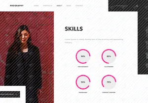Prography personal portfolio web design