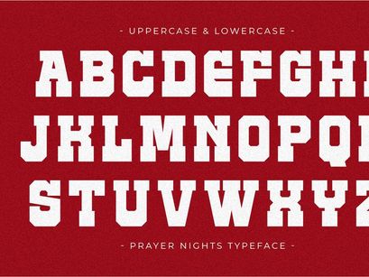 Prayer Nights - Modern Slab Serif Font