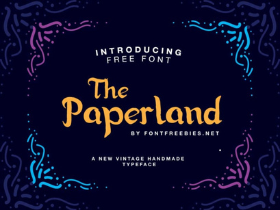 Paperland Typeface Free