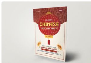 Chinese New Year Festival Flyer