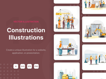 M137_Construction Illustrations preview picture
