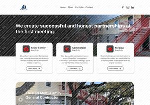 Construction Landing Page Website