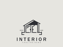 Home Interior logo building design template architecture unique styles