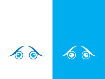 Eye logo icon design template illustration preview picture