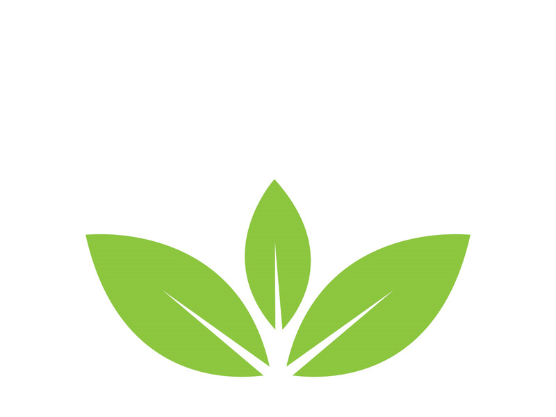 Leaf logo vector icon design template