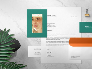 Free Stationery branding Mockup Scene Creator preview picture