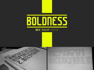 Boldness - Modern Free Font preview picture