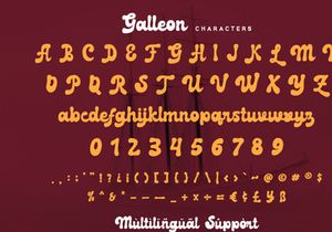 Galleon - Bold Script