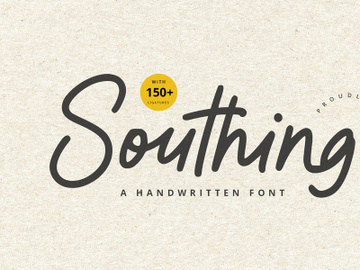 Southing - Handwritten Font preview picture