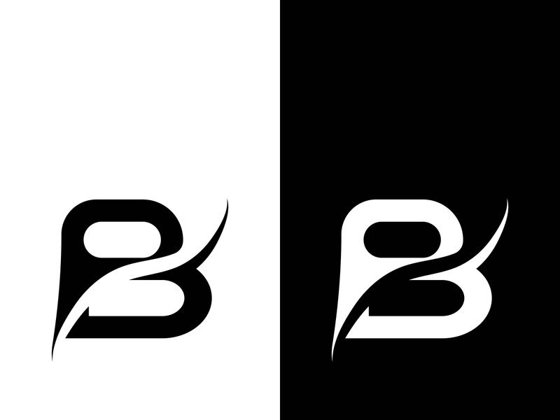 B letter logo template vector illustration