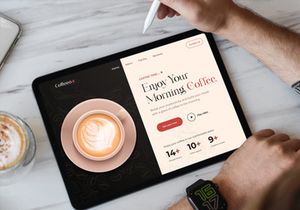 Coffee Shop - Web Header Design