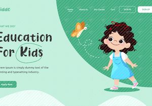 Kiddo Landing Pages UI Kit